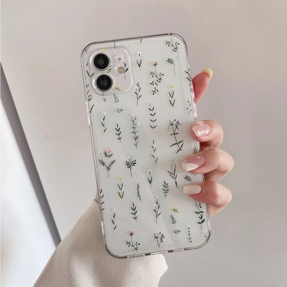 ⚠️Clearance🌟iPhone 13/Pro/Pro Max Plants Clear Phone Case - Picture 1 of 4